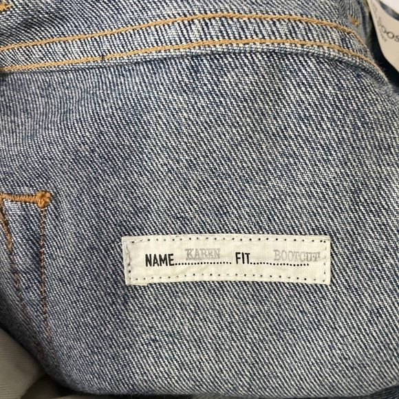 Golden Goose Karen Bootcut Jeans in Medium-Wash Denim - Picture 12 of 14